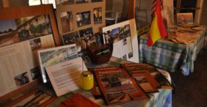 informational display at Castro Adobe