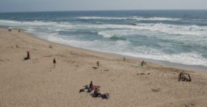 waves roll onto San Gregorio Beach