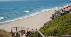 Manresa beach from an overlook