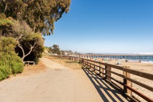 Seacliff State Beach with a view of the dock