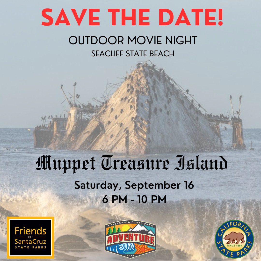 Outdoor Movie Night Seacliff State Beach ThatsMyPark