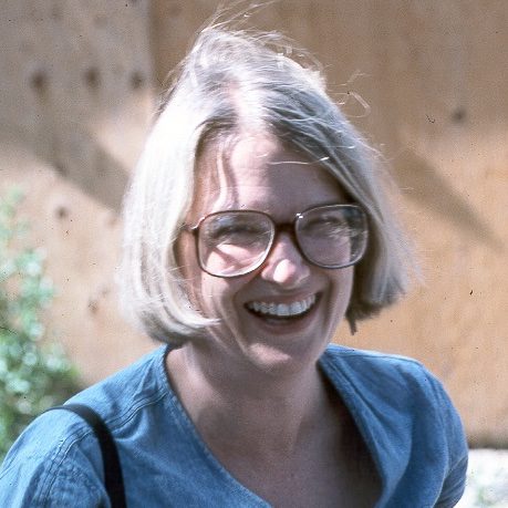 Edna E. Kimbro smiling and laughing