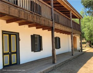 front of the castro adobe
